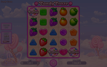 Candy Craze screen