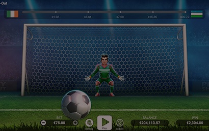 Penalty Shoot-Out screen