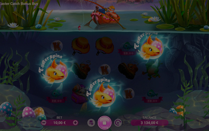 The Easter Catch screen